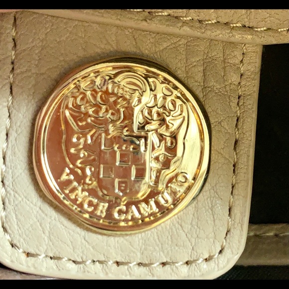 Vince Camuto Tan Leather Wristlet/Shoulder Bag - Picture 8 of 8